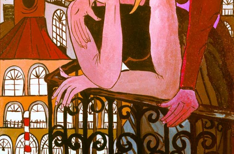 Donne in terrazzo